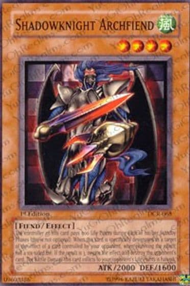 Shadowknight Archfiend Dark Crisis Yu-Gi-Oh! card