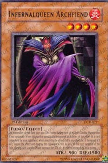 Infernalqueen Archfiend Dark Crisis Yu-Gi-Oh! card