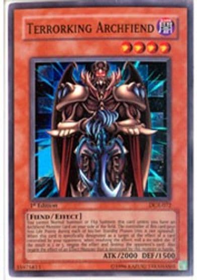 Terrorking Archfiend Dark Crisis Yu-Gi-Oh! card