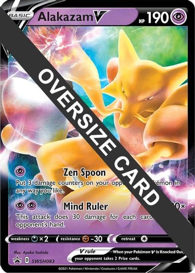 Alakazam V - SWSH083 Jumbo Cards Pokemon card