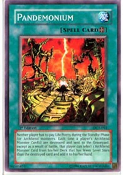 Pandemonium Dark Crisis Yu-Gi-Oh! card