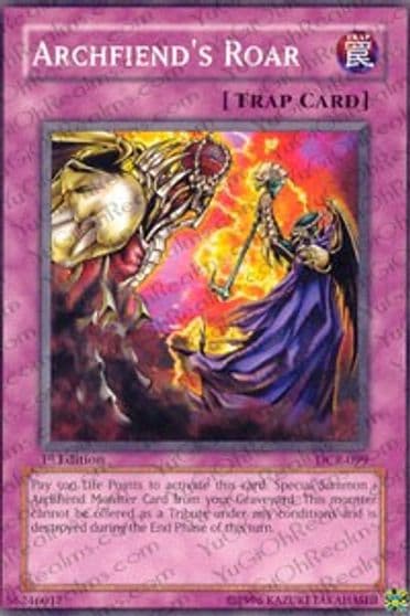 Archfiends Roar Dark Crisis Yu-Gi-Oh! card