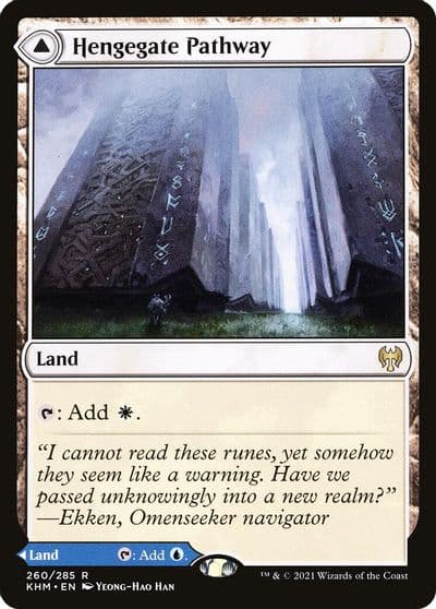 Hengegate Pathway Kaldheim Magic card
