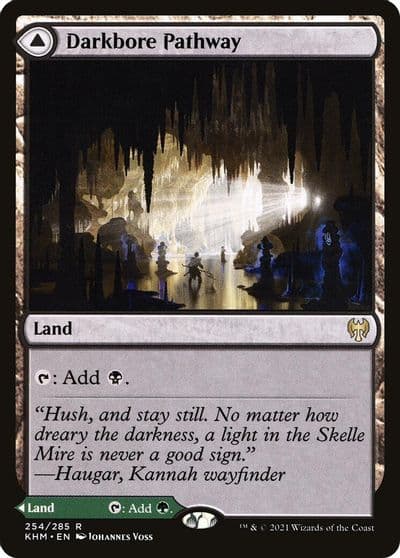 Darkbore Pathway Kaldheim Magic card
