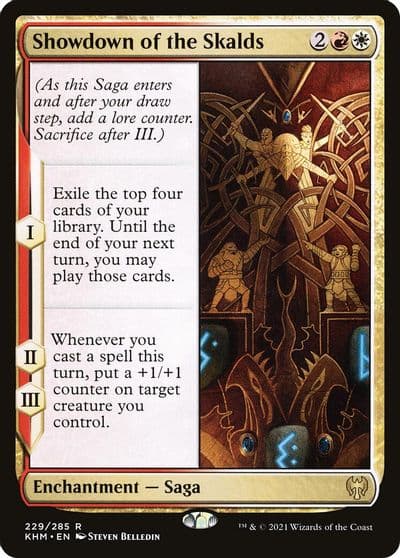 Showdown of the Skalds Kaldheim Magic card