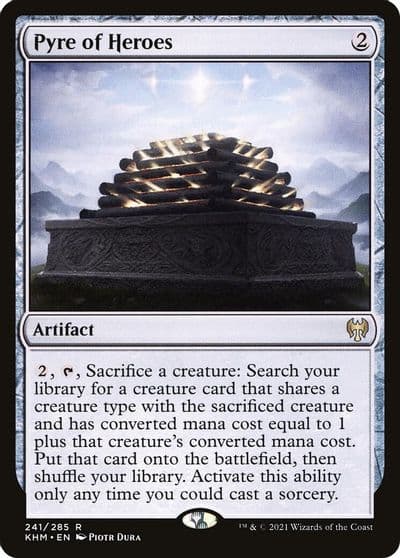 Pyre of Heroes Kaldheim Magic card