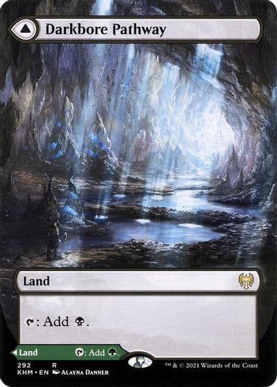 Darkbore Pathway Borderless Kaldheim Magic card
