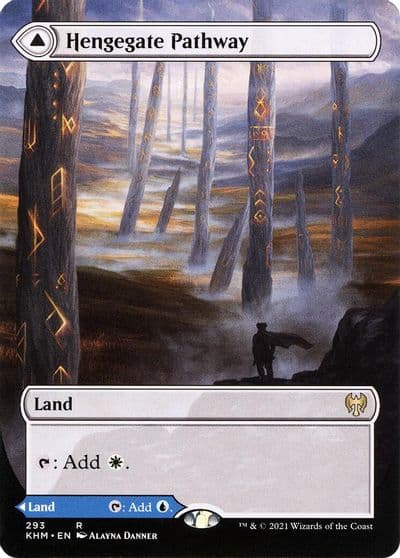 Hengegate Pathway Borderless Kaldheim Magic card