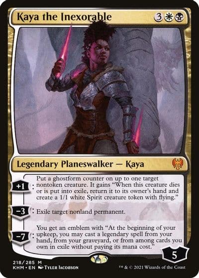 Kaya the Inexorable Kaldheim Magic card