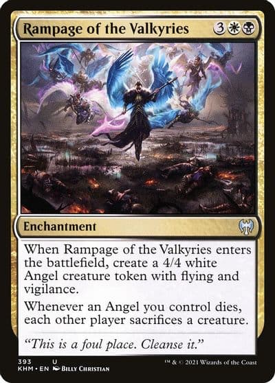 Rampage of the Valkyries Kaldheim Magic card