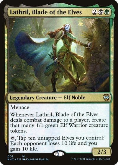 Lathril Blade of the Elves Commander: Kaldheim Magic card
