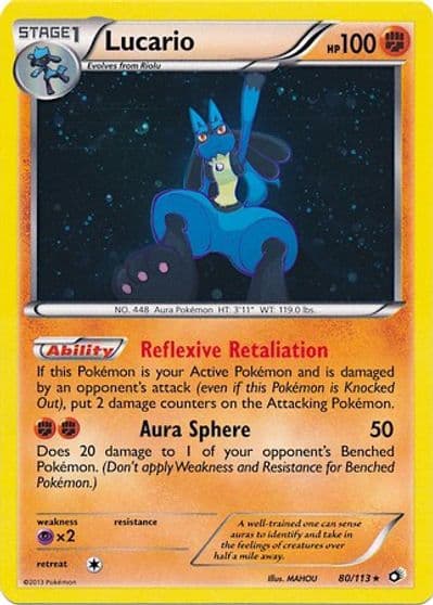 Lucario (Cosmos Holo) Miscellaneous Cards & Products Pokemon card
