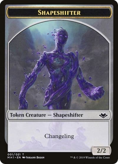 Shapeshifter Myr Double Sided Token Modern Horizons Magic card