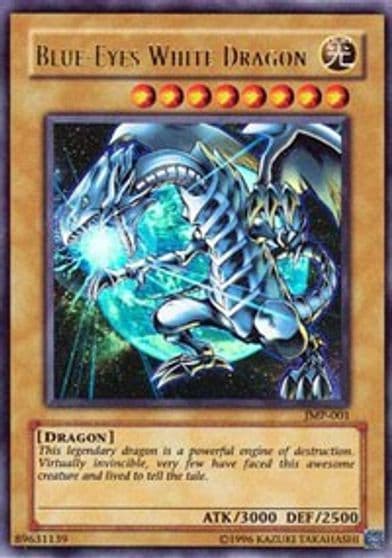Blue Eyes White Dragon JMP 001 Shonen Jump Magazine Promos Yu-Gi-Oh! card