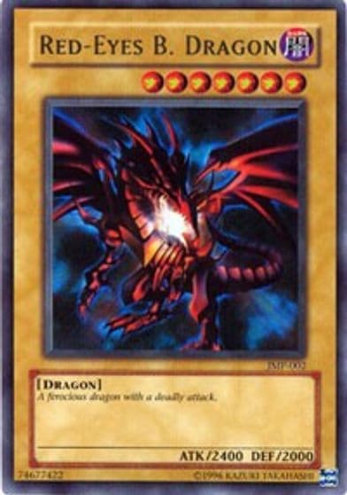 Red Eyes B Dragon JMP 002 Shonen Jump Magazine Promos Yu-Gi-Oh! card