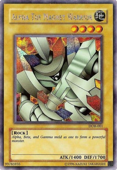 Alpha the Magnet Warrior Duelist of the Roses Yu-Gi-Oh! card