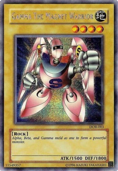 Gamma the Magnet Warrior Duelist of the Roses Yu-Gi-Oh! card