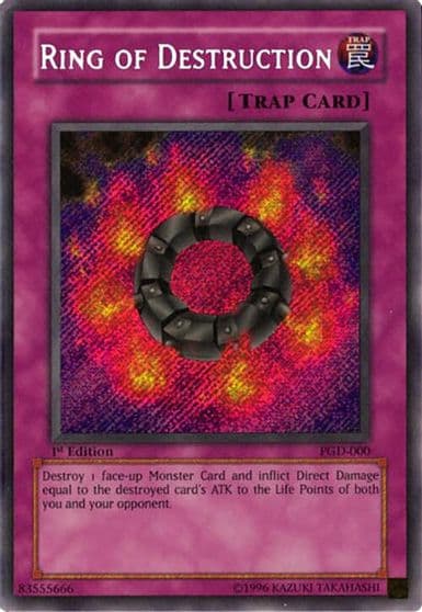 Ring of Destruction Pharaonic Guardian Yu-Gi-Oh! card