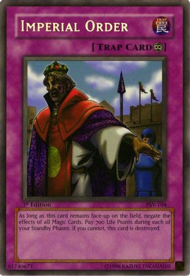 Imperial Order Pharaoh's Servant Yu-Gi-Oh! card