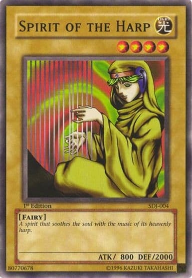 Spirit of the Harp Starter Deck: Joey Yu-Gi-Oh! card