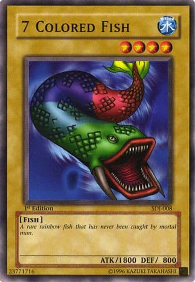 7 Colored Fish Starter Deck: Joey Yu-Gi-Oh! card
