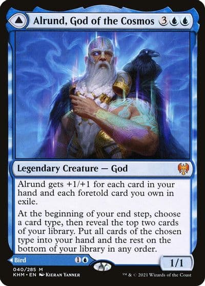 Alrund God of the Cosmos Kaldheim Magic card