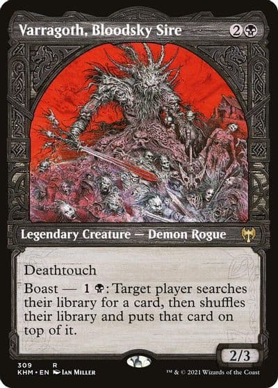 Varragoth Bloodsky Sire Showcase Kaldheim Magic card