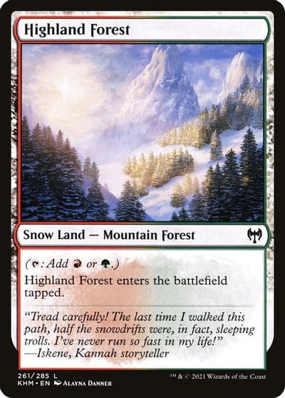 Highland Forest Kaldheim Magic card