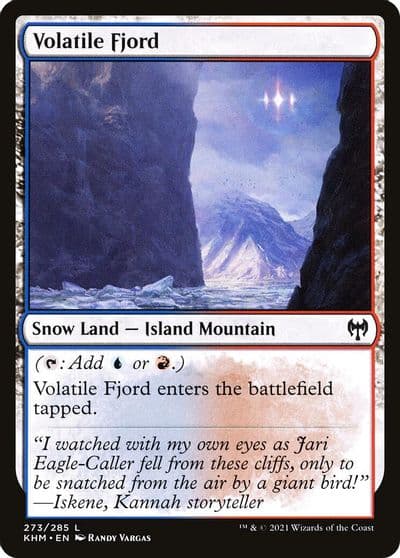 Volatile Fjord Kaldheim Magic card