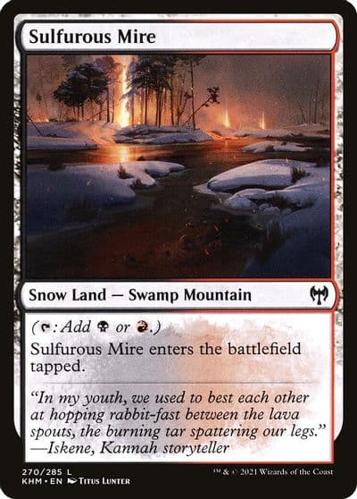 Sulfurous Mire Kaldheim Magic card
