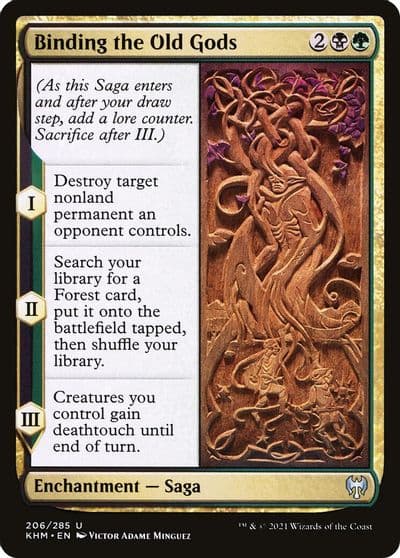 Binding the Old Gods Kaldheim Magic card