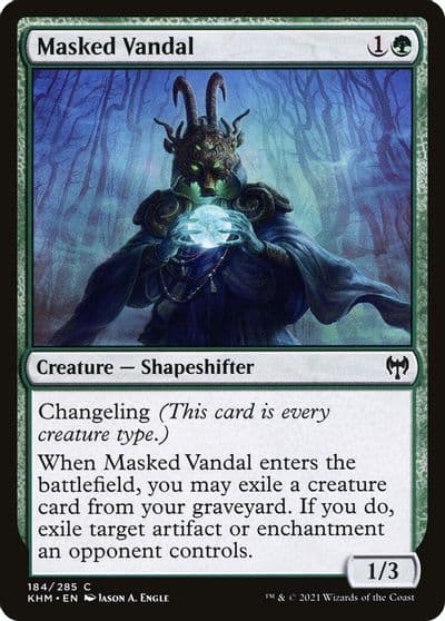 Masked Vandal Kaldheim Magic card