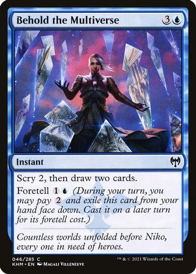 Behold the Multiverse Kaldheim Magic card