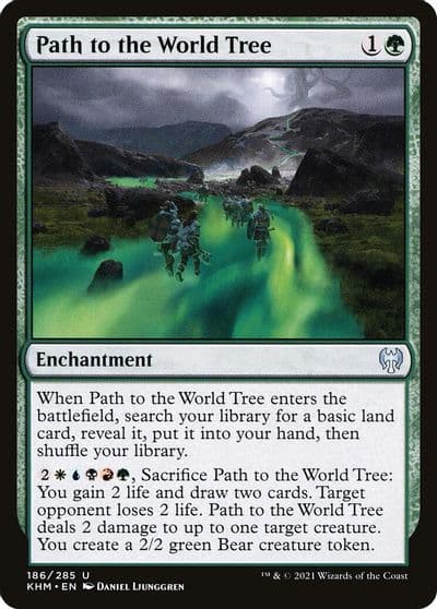 Path to the World Tree Kaldheim Magic card