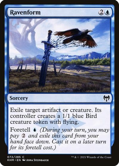 Ravenform Kaldheim Magic card