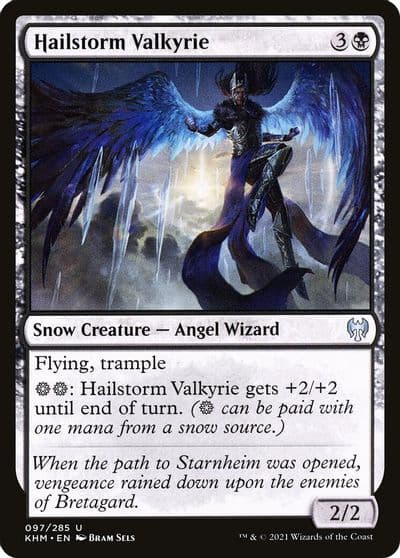 Hailstorm Valkyrie Kaldheim Magic card