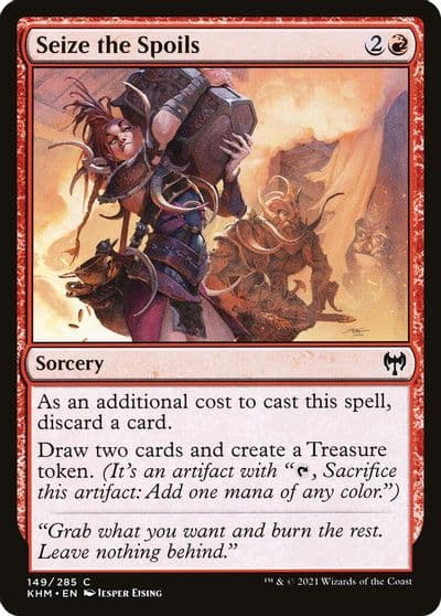 Seize the Spoils Kaldheim Magic card