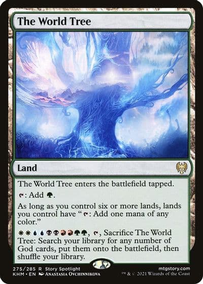 The World Tree Kaldheim Magic card