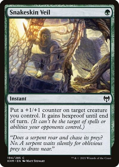 Snakeskin Veil Kaldheim Magic card
