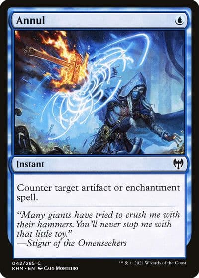 Annul Kaldheim Magic card