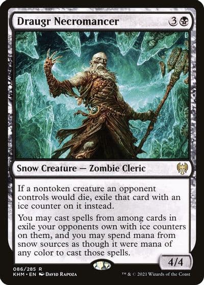 Draugr Necromancer Kaldheim Magic card