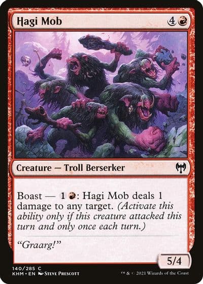 Hagi Mob Kaldheim Magic card