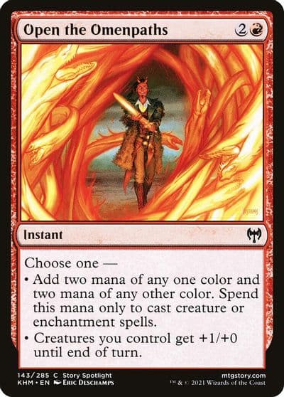 Open the Omenpaths Kaldheim Magic card