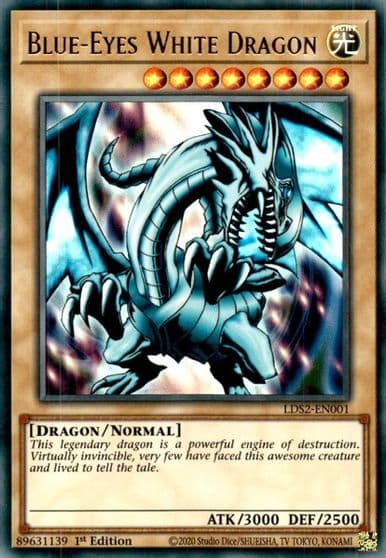 Blue Eyes White Dragon Legendary Duelists: Season 2 Yu-Gi-Oh! card