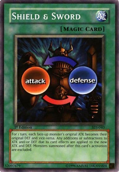 Shield and Sword Starter Deck: Joey Yu-Gi-Oh! card