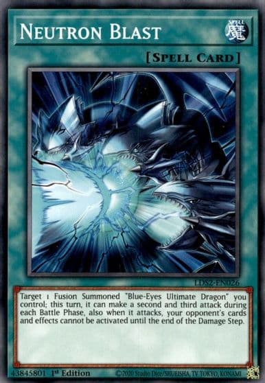 Neutron Blast Legendary Duelists: Season 2 Yu-Gi-Oh! card