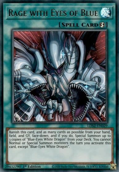 Rage with Eyes of Blue Legendary Duelists: Season 2 Yu-Gi-Oh! card