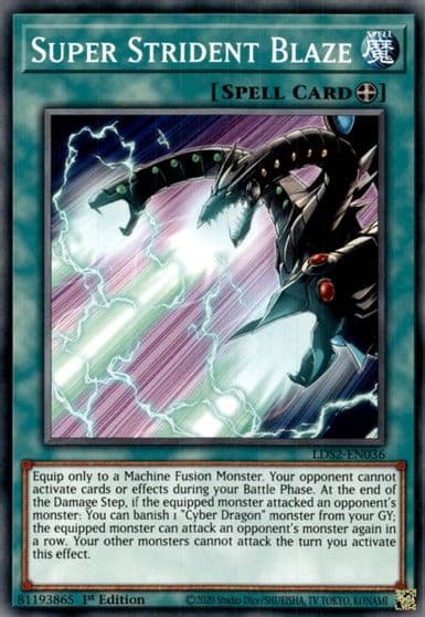 Super Strident Blaze Legendary Duelists: Season 2 Yu-Gi-Oh! card