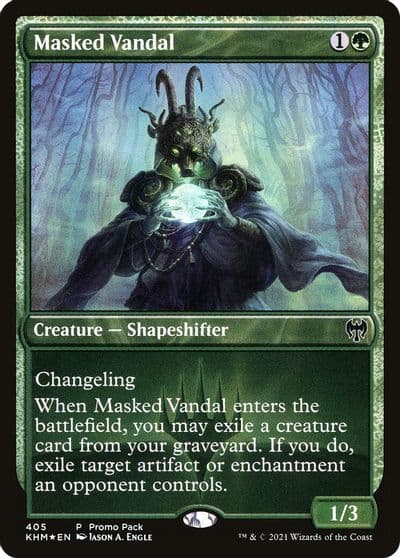 Masked Vandal Promo Pack: Kaldheim Magic card