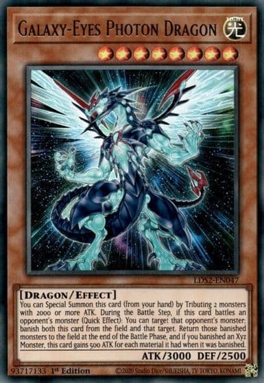 Galaxy Eyes Photon Dragon Legendary Duelists: Season 2 Yu-Gi-Oh! card